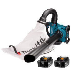 Садовий пилосос (повітродувка) Makita DUB363ZV + BL1850 (2шт.)+DC18RD